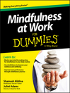 Cover image for Mindfulness at Work For Dummies